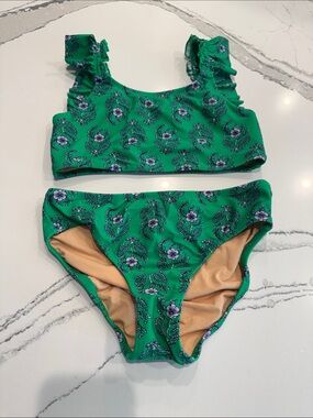 Jcrew Crewcuts Girls Swimsuit Bikini Size 10